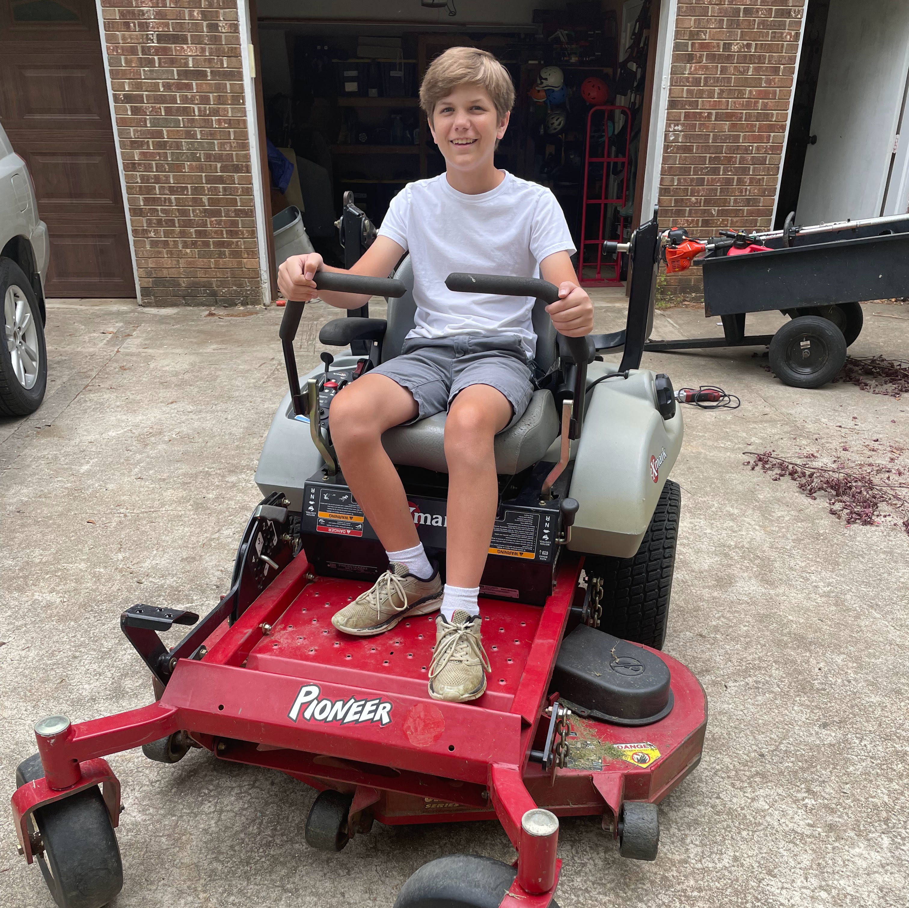 First commercial mower